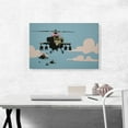 thumbnail image 2 of ARTCANVAS Happy Choppers Canvas Art Print by Banksy - Size: 26" x 18" (0.75" Deep), 2 of 9