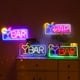 thumbnail image 3 of 1 barra LED de neón, letras de neón, arte de pared, letrero de luz de neón, bonita lámpara de neón para Bar, Club, fiesta, decoración de regalo, decoración de fiesta, 42*22cm TUNC Sencillez, 3 of 5
