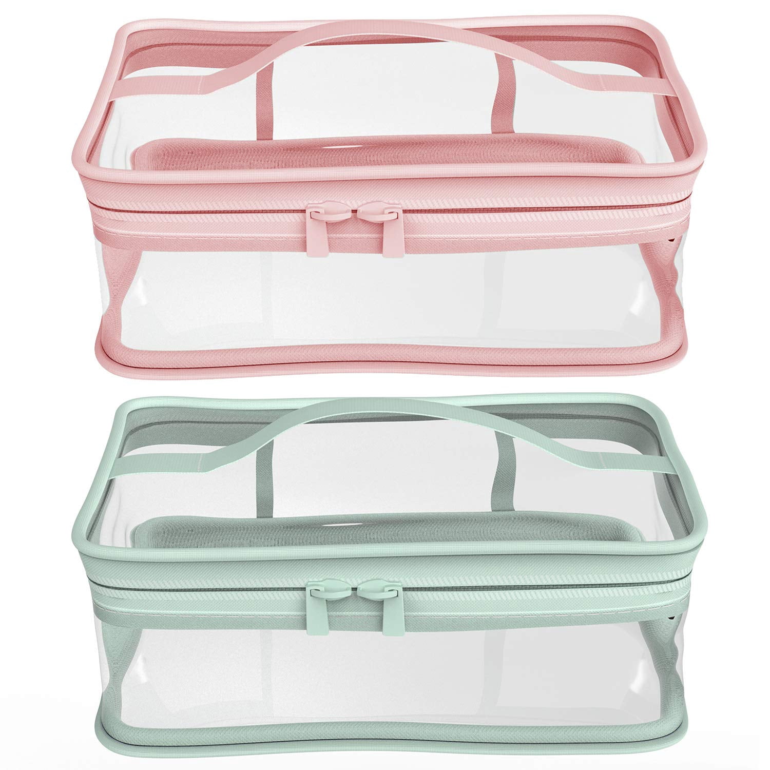 Clear Travel Makeup Bag, Heavy Duty 