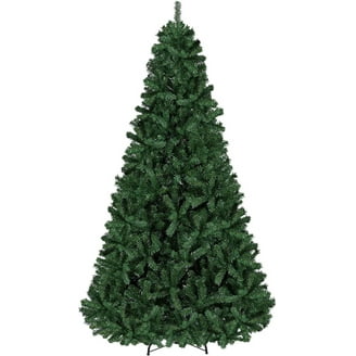 Segmart 7' Pine Artificial Christmas Tree, White Snow Flocked