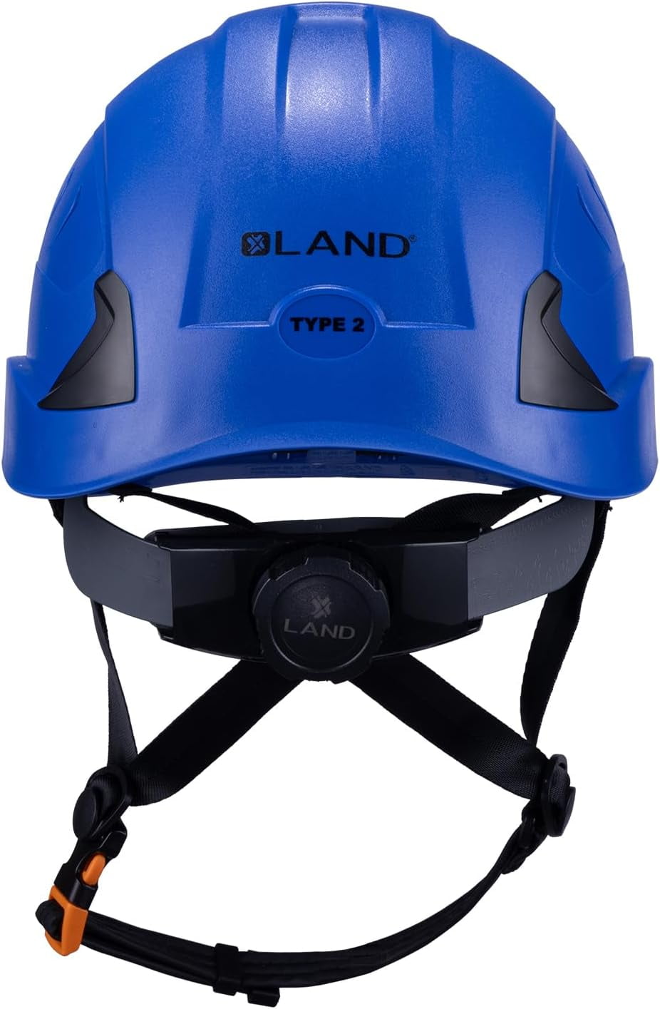 Land Helmets Frontier Type 2 Class C Vented Safety Helmet - ANSI/ISEA Z89.1 Type II OSHA Compliant Hard Hat - Blue