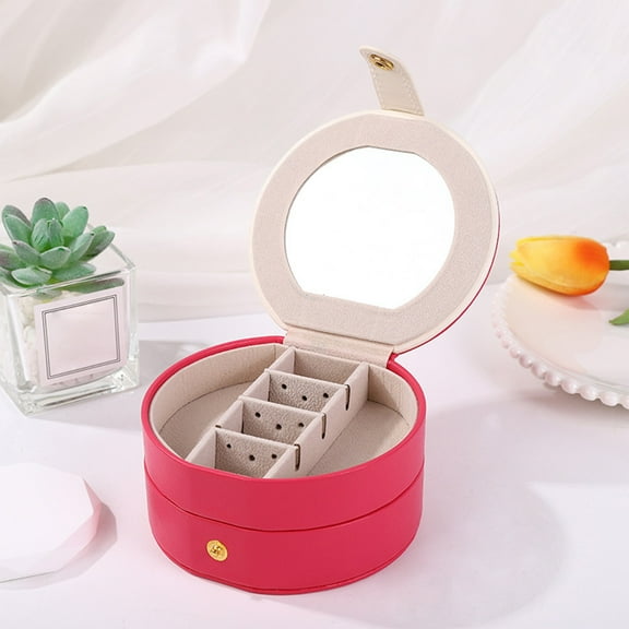 HongHeng Clearance Under $2.00 Christmas Gifts 2024 - Trendy Travel Jewelry Case, Personalized Gifts - Travel Jewelry Box | Birthday Gifts for Women Christmas Gifts for Teens Girls