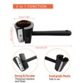 thumbnail image 3 of Carrot Curler and Peeler, Black Carrot Spiral Shred Slicer Root Vegetables Fruits Slicer Sharpener Garnishing Tool (Plastic), 3 of 7