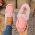 thumbnail image 5 of YLYL Womens Winter Slippers Fuzzy Fluffy Comfy Warm Slip on Moccasin Indoor Outdoor House Shoes, 5 of 9