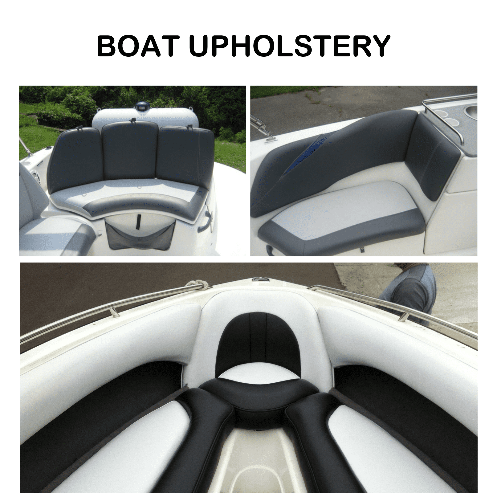 PVC Vinyl Fabric Waterproof UV Protected Faux Leather for Car Seat Boat Furniture Upholstery Repair, Spider Weave Backing Scratch Resistant (Gray, 54in Wide)