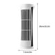 thumbnail image 3 of Ventilador de Mesa de Carga USB, Torre sin Aspas, Luz de 2 Niveles y Velocidad del Viento, Blanco, 3 of 9