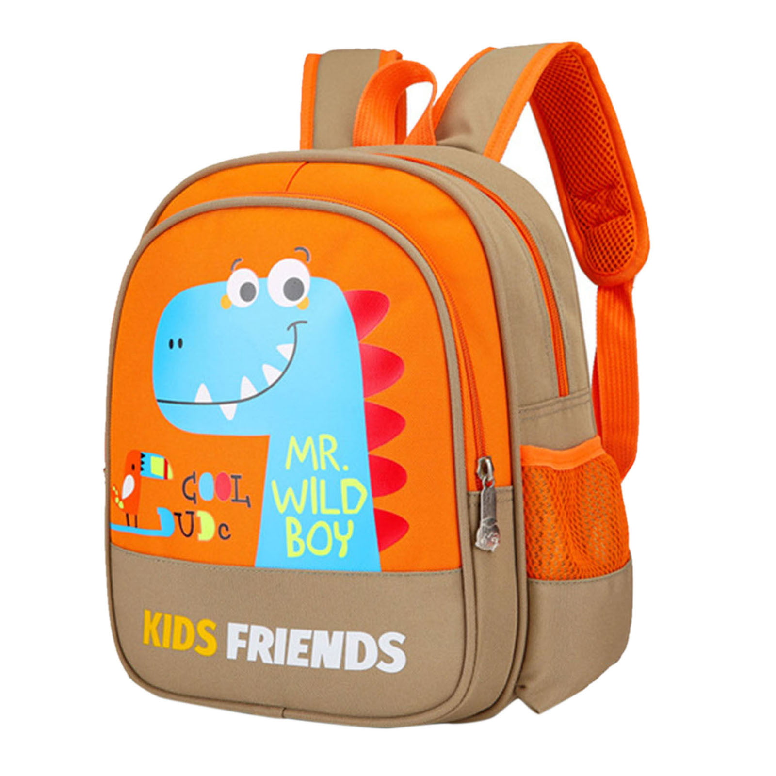 Childrens Anime Backpack/Toddler Backpack/Kindergarten Toddler Bag with Adjustable Cushion Straps Black 