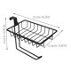 thumbnail image 2 of OUNONA Toilet Paper Holder Over Toilet Negro Con Y Almacenamiento, 2 of 7
