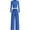 Blue, variant on FreshPretty Casual 2 Piece Sets For Women Fall Outfits Ribbed Long Sleeve Crop Top Wide Leg Pants Matching Lounge Set
