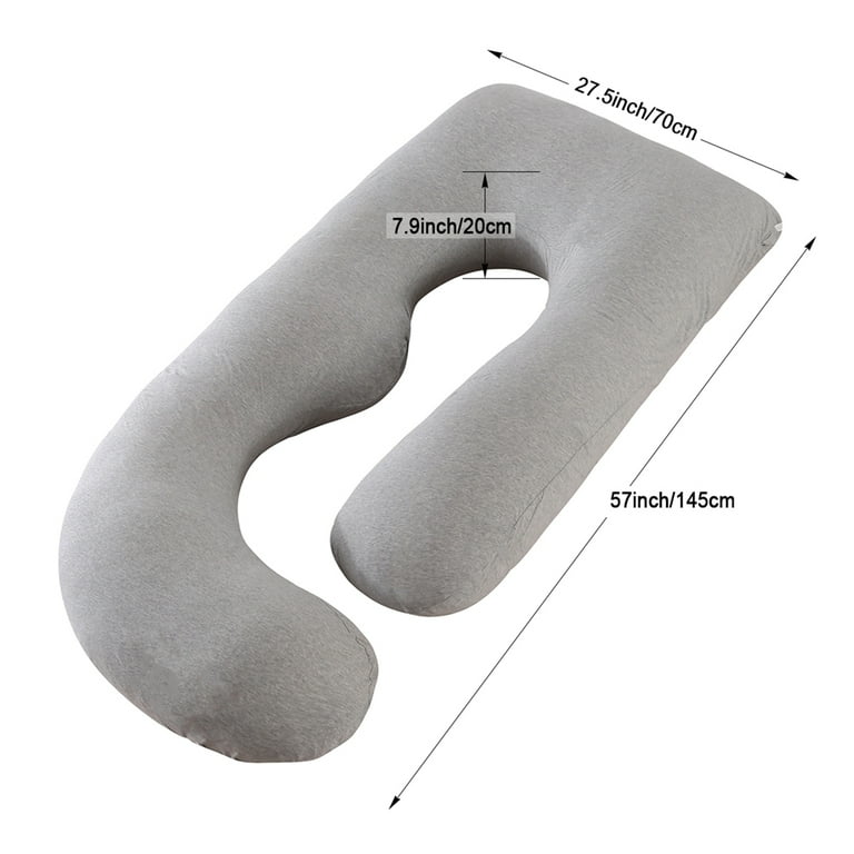 Big Flopsy Pregnancy & Nursing Pillow – Heather Grey