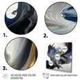 thumbnail image 3 of Designart Bright Blue Smooth Abstract I Canvas Wall Art, 3 of 5