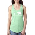 thumbnail image 2 of Ancient Personal Trainers Funny Bear Chase | Womens Humor Jersey Racerback Tank Top, Mint, Medium, 2 of 6