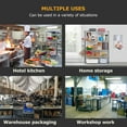thumbnail image 3 of FDW 24" x 48" Stainless Steel Kitchen Work Table Commercial Restaurant Table 2448,Silver, 3 of 7