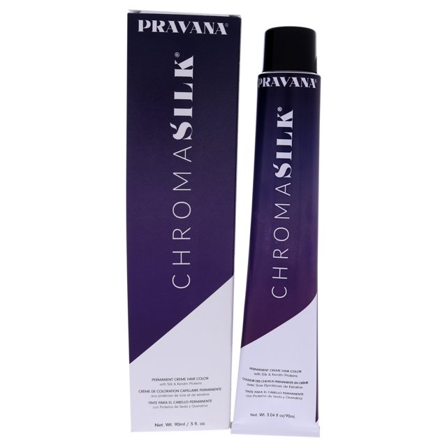 Color de pelo Pravana Pravana ChromaSilk Creme Hair Color - 6.4L Dark Copper Lowlight Color de pelo Unisex 3oz