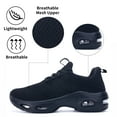 thumbnail image 3 of BROYON Men's Air Cushion Running Shoes Lightweight Breathable Walking Shoes Non Slip Fashion Sneakers Mesh Workout Casual Sports Shoes, 3 of 13