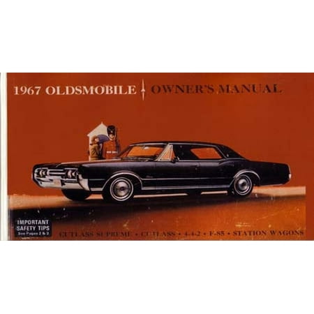 Cutlass 442 Hood - Bishko OEM Maintenance Owner's Manual Bound for Oldsmobile 442, Cutlass, F-85 1967