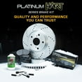 thumbnail image 7 of Hart Brakes Rear Brakes and Rotors Kit |Rear Brake Pads| Brake Rotors and Pads| Semi Metallic Brake Pads and Rotors| Sensor Wire - PHC1.20002.63, 7 of 7