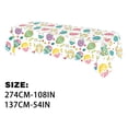 thumbnail image 3 of Shipiny Easter Disposable Tablecloth, Cute Bunny Egg Printed Table Cover, Oil-Proof Party Tablecloth for Holiday Venue Setup, Home and Party Decoration, D, 3 of 5