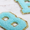 thumbnail image 5 of 3 Pack Chenille Iron On Glitter Varsity Letter "B" Patches - Blue Chenille Fabric With Gold Glitter Trim - Sew or Iron on - 5.5 cm Tall, 5 of 8