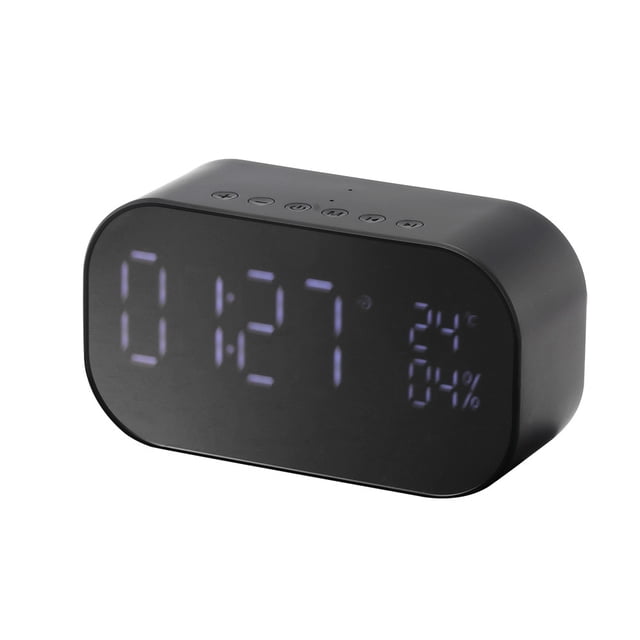 Bluetooth4.2 Altavoz Y Reloj Despertador Escritorio Audio Termómetro Radio Fm Llamada Manos Libres Speravity EL013668-01