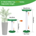 thumbnail image 2 of 2 Pack Plant Risers for Inside Pots, 11-17" Adjustable Height Plant Risers with Drainage Holes, Rise Planter Filler Risers for Tall Flower Pots and Large Plant Pots, 6" 8" 10" Base or Top, 2 of 6