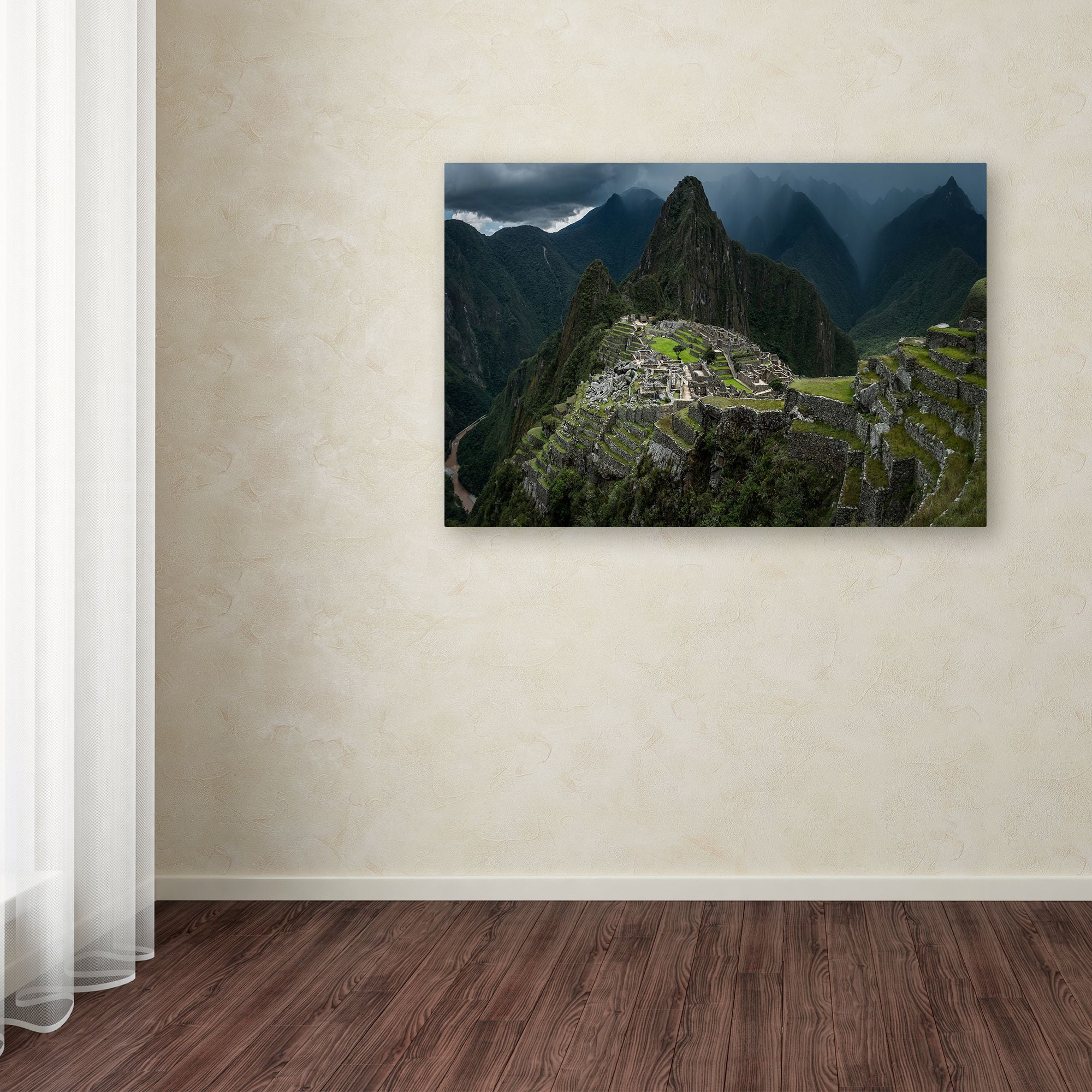 Trademark Fine Art 'Machu Picchu Peru' Canvas Art by Helena Normark