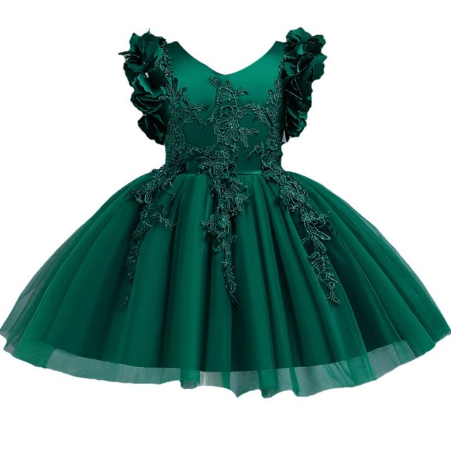 Robes de Demoiselles d'Honneur pour Filles, Robe de Bal Formelle pour Fête d'Anniversaire 2-19 Ans
