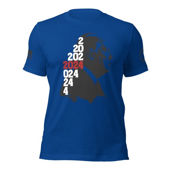 TRUMP 2024 Unisex t-shirt (True Royal, 4XL)