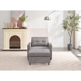 thumbnail image 2 of 3-In-1 Convertible Chair Pull out Sleeper Sofa Bed,Single Sofa Chair with Usb Ports Wear-Resistant and Anti-Scratch,Convertible Sleeper Chair for Living Room,Light Grey, 2 of 7