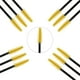 thumbnail image 1 of Cepillo de cejas Portátiles desechables portátiles Pinceles de pestañas Mascara Herramientas de cepillado Spoolies Belleza Herramienta de maquillaje cosmético para mujeres Type6 100 piezas sidaley CE001563-06, 1 of 7