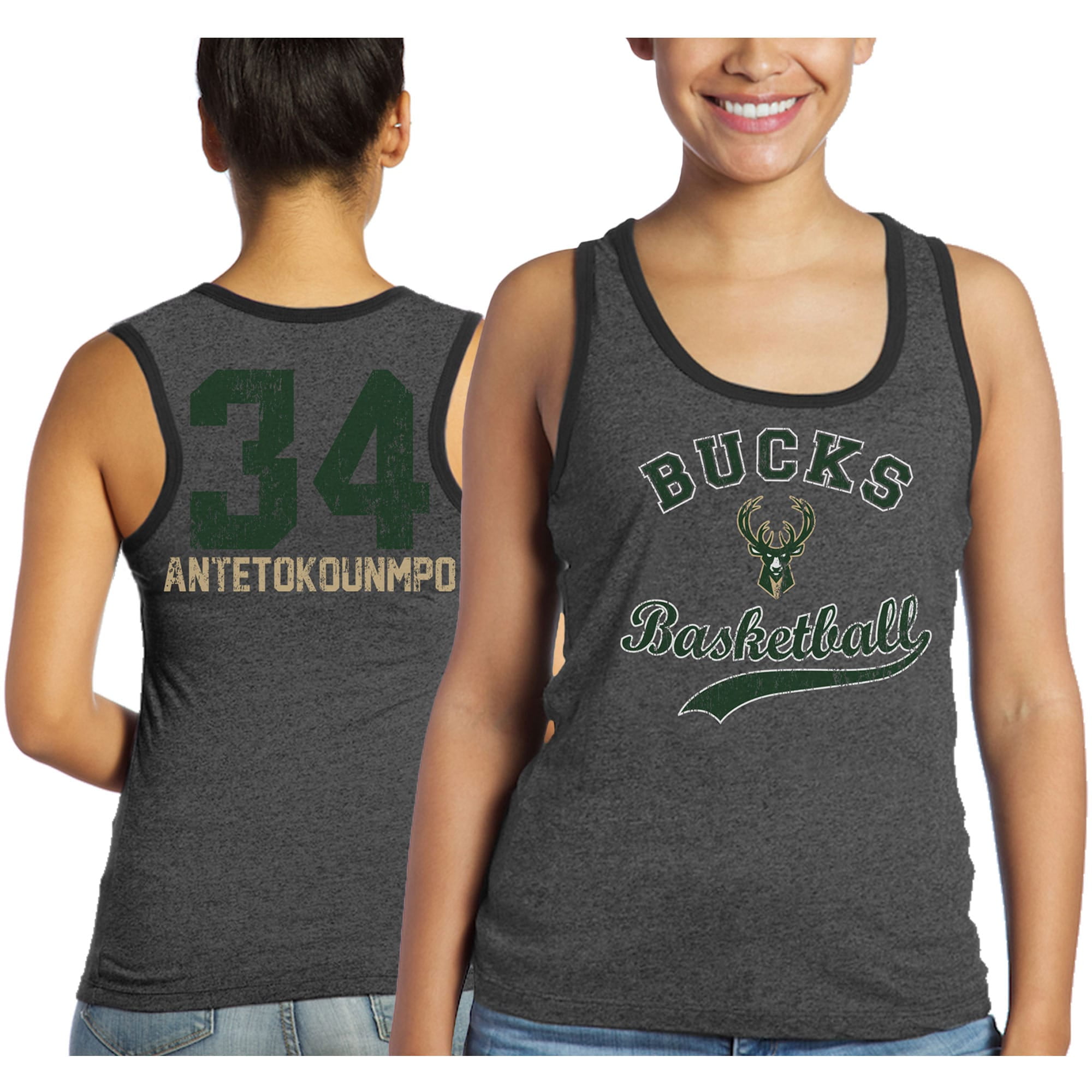 Milwaukee bucks women's tank top Clearance