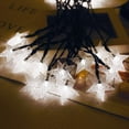 thumbnail image 5 of ZOELNIC Cool White Solar Decor Lights, Star String Lights 23.34ft 50LEDs Lights for Indoor Outdoor Christmas Wedding Party Garden Decoration, 5 of 8
