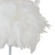 thumbnail image 5 of Lámpara de mesa de plumas elegante lámpara de lectura de iluminación de Blanco Yinane Lámpara de escritorio, 5 of 5