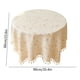 thumbnail image 3 of Mantel de mezcla de lino | Lavable, resistente a las arrugas y al polvo | Protege las mesas de comedor para el hogar, la cocina, restaurantes y bistrós | Ideal para interiores, exteriores y picnics, 3 of 6