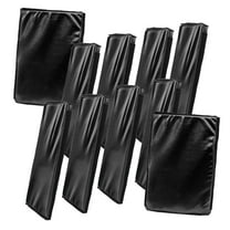 Set of 10 Black Wrestling Ring Floor Mats for WWE & AEW Wrestling Action Figures