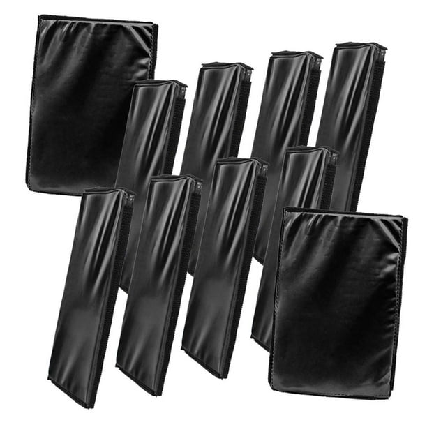 Set of 10 Black Wrestling Ring Floor Mats for WWE Wrestling Action