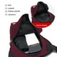 thumbnail image 5 of Bandolera para hombre - Mochila impermeable para el pecho, mochila deportiva multifuncional ligera de 0,44 lb, 26x22x8cm, gris/azul/rojo/caqui, 5 of 6