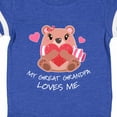 thumbnail image 4 of Inktastic My Great Grandpa Loves Me Bear and Hearts Boys or Girls Baby Bodysuit, 4 of 5