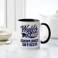 thumbnail image 4 of CafePress - Compliance Officer Gift (Worlds Best) Mug - 11 oz Ceramic Mug - Novelty Coffee Tea Cup, 4 of 4