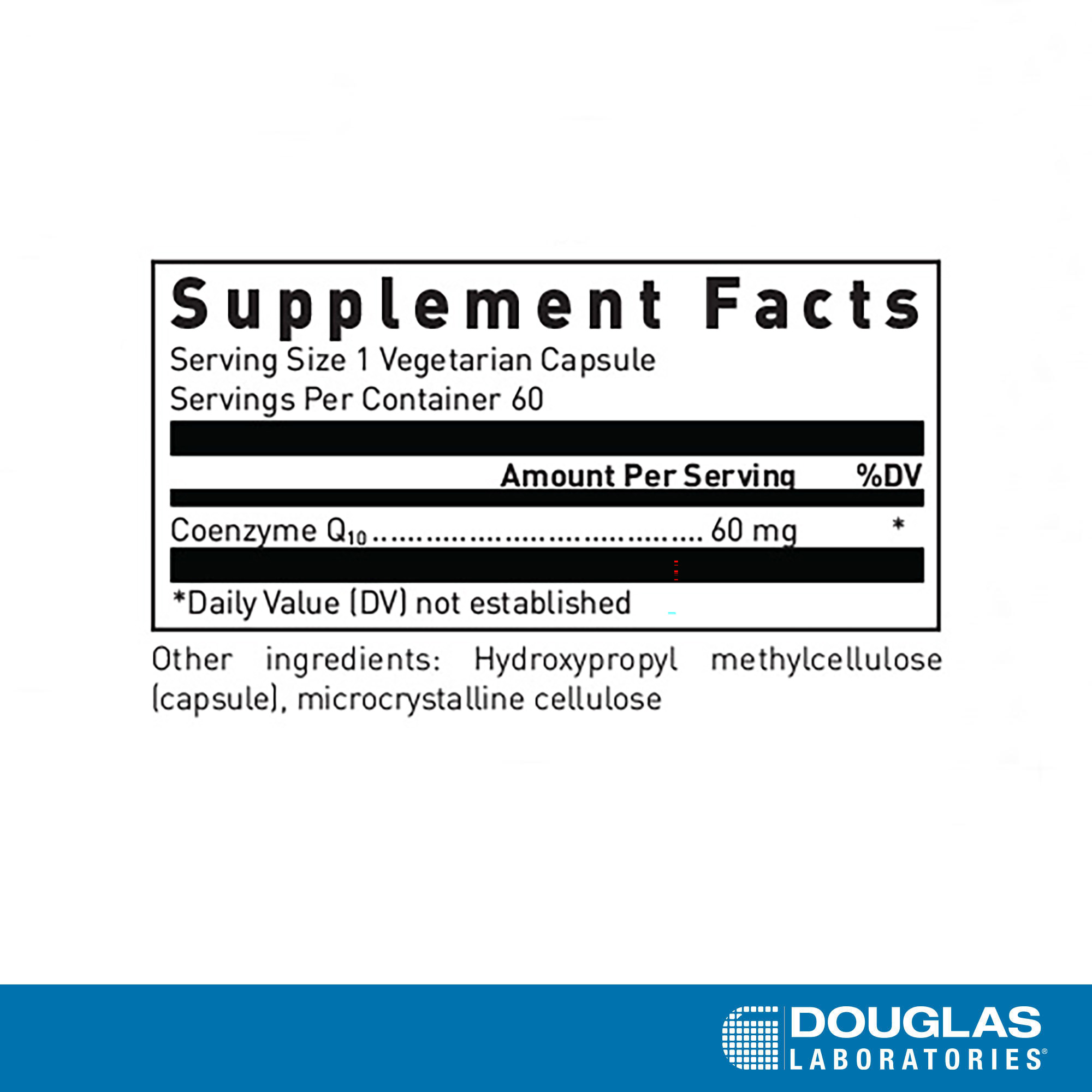 Douglas Laboratories Coenzyme Q-10 60mg | Antioxidant and Energy Support | 60 Capsules