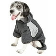 thumbnail image 2 of Pet Life ® Active 'Fur-Breeze' Medium-weight 4-Way-Stretch Full Body Hooded Dog Yoga sweater, 2 of 8
