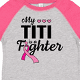 thumbnail image 4 of Inktastic Breast Cancer Awareness My Titi is a Fighter Boys or Girls Toddler T-Shirt, 4 of 5