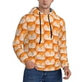 thumbnail image 2 of Lsque Cute Fox Faces Pattern Pattern Casual Men's Hoodie,Hooded Sweatshirt with Kangaroo Pocket,Pullover Hoodie-Large, 2 of 7