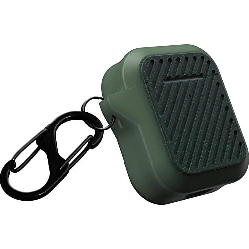 Laut Capsule Impkt Heavy Duty Case For Airpods Series 1 & 2 In Moss Green