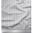 thumbnail image 1 of Soimoi Polyester Crepe Fabric Leaves Block Print Fabric by The Yard 42 Inch Wide, 1 of 1