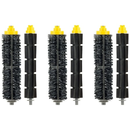 3 Pack Bristle Brush and Beater Brush Replacement Kit for iRobot Roomba 700 Series
