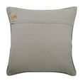 thumbnail image 2 of The HomeCentric Pillow Cover, Maple Leaf Pillows Cover, Pack of 2, 22x22 inch (55x55 cm) Satin Pillowcase, Square Grey Quilted with Zardosi Embroidery Throw Pillows Cover, Style, Floral - Maple Glory, 2 of 3