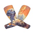 thumbnail image 2 of Balery Colorful Cloud Spotted Dog Cooling Arm Sleeves for Men & Women – Breathable, Moisture-Wicking Arm Sleeves for Women, Men & Kids, 2 of 8