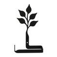 thumbnail image 1 of Leaf - Soporte para papel higiénico(TT-76) Village Wrought Iron TT-76, 1 of 1