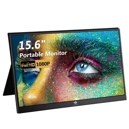 Z-Edge Portable Monitor for Laptop, 15.6 Inch Ultra-Slim Portable Monitor with Type-C, 1920脳1080 Full HD IPS Screen USB C, Secondary Monitor and Screen for PC MAC Phone Switch Xbox PS4